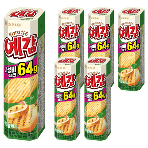 오리온 예감 볶음양파, 64g, 6개