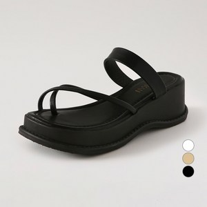 착한구두 여성용 루시카 스트랩 플랫폼 슬리퍼 SPLTR2d196