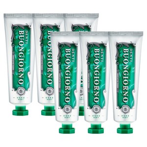 덴티본조르노 구취 치약, 100g, 6개