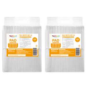 탐사 베이직 배변패드, M(40 x 50 ..., 100개입, 2개