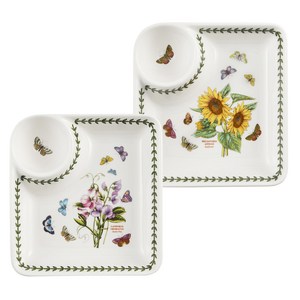 포트메리온 보타닉가든 만두 접시 2종 세트, 스위트피 + 해바라..., 1세트