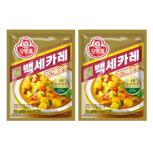 오뚜기 백세카레 약간매운맛, 100g, 2개