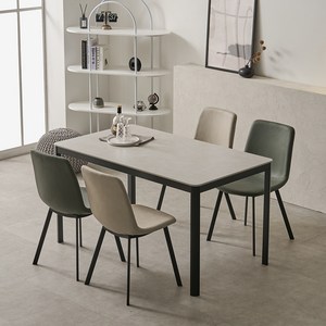 보니애가구 에븐 세라믹 1300 식탁세트 4인용 방문설치