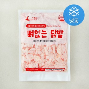 수월한 뼈없는 닭발 (냉동), 1kg, 1개