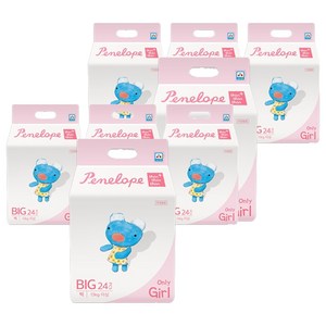 페넬로페 씬씬씬 플러스 팬티기저귀 여아용, 6단계, 192매