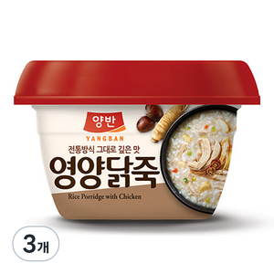 양반 동원 영양닭죽, 285g, 3개