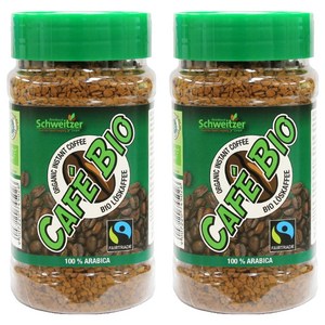 슈바이처 유기농 인스턴트커피 클래식, 100g, 2개