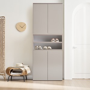 하우스비 리노 H2030 신발장 800 방문설치, 그레이, 8단