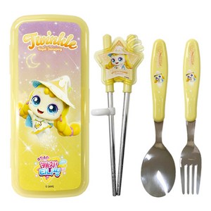 르번 아동용 슈팅스타 캐치티니핑 무소음 교정 젓가락 풀세트, 빤짝핑, 캐치티니핑5-S00..., 1개