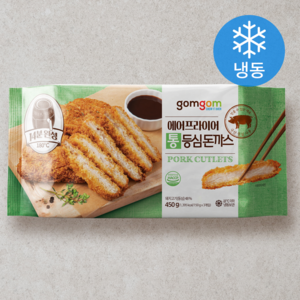 곰곰 에어프라이어 통등심 돈까스 (냉동), 450g, 1개