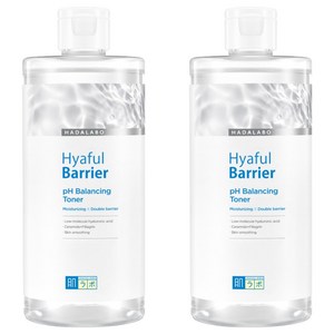하다라보 히아풀베리어 피에이치 밸런싱 토너, 400ml, 2개