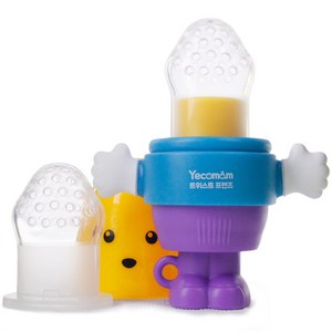 예꼬맘 프렌즈 트위스트 과즙망+리필망, 옐로우, 1세트