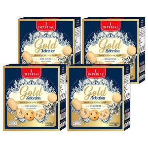 임페리얼쿠키 골든 셀렉션 벨기에 스낵, 90g, 4개