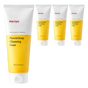마녀공장 퓨어 앤 딥 클렌징폼, 200ml, 4개