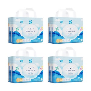 엘프레리 에어씬 팬티 기저귀 유아용, 대형(L), 136매