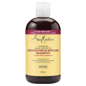 시어모이스처 자메이칸 블랙 캐스터 오일 샴푸, 384ml, 1개