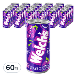 웰치스 그레이프, 60개, 190ml