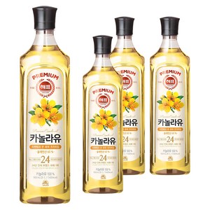 해표 카놀라유, 900ml, 4개