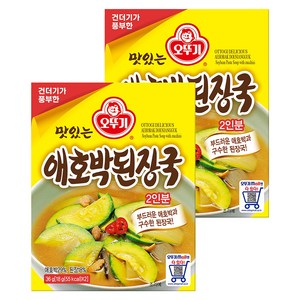 오뚜기 맛있는 애호박 된장국, 36g, 2개
