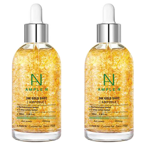 앰플엔 24K 골드샷 앰플, 100ml, 2개