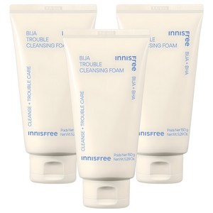 이니스프리 New 비자 바하 트러블 클렌징 폼, 150g, 3개