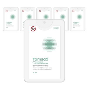 탐사 휴대용 손소독 스프레이 무향, 15ml, 6개