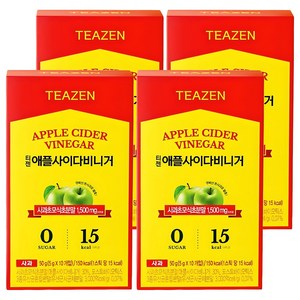 티젠 애플사이다 비니거, 50g, 4개