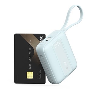 프롭스 30W PPS 초고속 충전 10000mAh 기내반입 미니 일체형 휴대용 보조배터리