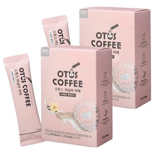 오투스커피 바닐라 라떼, 17g, 10개입, 2개