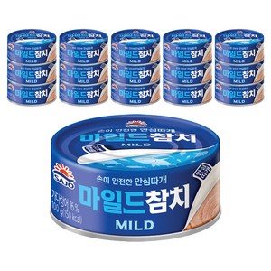 사조참치 마일드, 100g, 16개