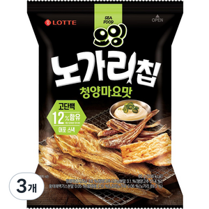 오잉 노가리칩 청양마요맛, 60g, 3개