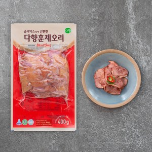 다향 훈제오리 슬라이스, 400g, 1개
