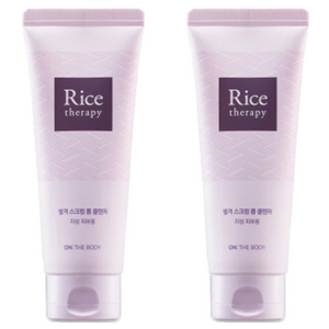 온더바디 라이스테라피 스크럽 폼 클렌저, 150ml, 2개