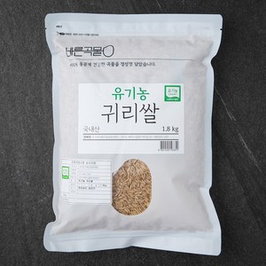 바른곡물 국내산 유기농 귀리 쌀, 1.8kg, 1개