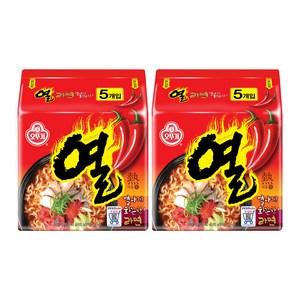 오뚜기 열라면 120g, 10개, (5개입 X 상세페이지 참조 X 상세페이지 참조)