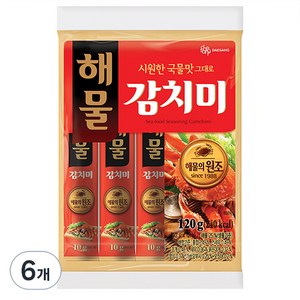 대상 해물 감치미, 6개, 120g