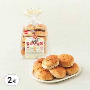 삼립 로만밀 통밀 모닝롤, 295g, 2개