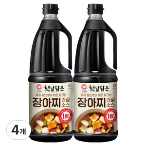 햇살담은 장아찌 간장소스, 1.7L, 4개