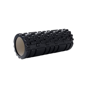 코멧 스포츠 3D 입체 EVA 마사지 폼롤러, 블랙, 33cm, 1개