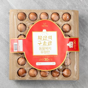 제주 화산석 구운 동물복지 유정란 30구, 30구, 1개