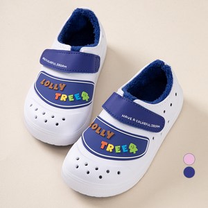 롤리트리 아동용 털안감 그래픽 벨크로 EVA 실내화