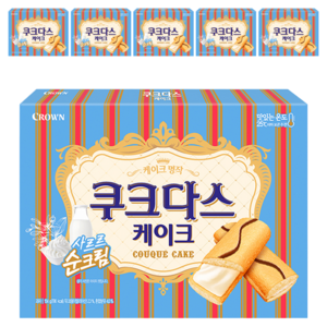 쿠크다스 케이크, 154g, 6개