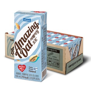 매일유업 어메이징 오트 언스위트 두유, 190ml, 24개