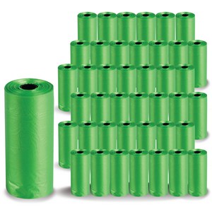 멍냥 강아지 배변봉투 리필형, 그린, 20개입, 42개