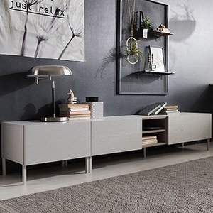 리바트 무드 모던 거실장 방문설치