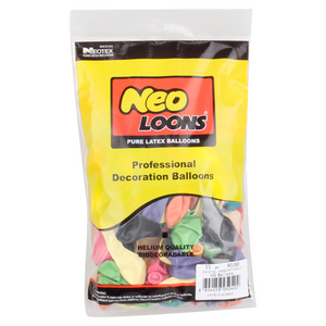 네오텍스 네오룬즈 13cm 라운드풍선, 파스텔혼합, 3개