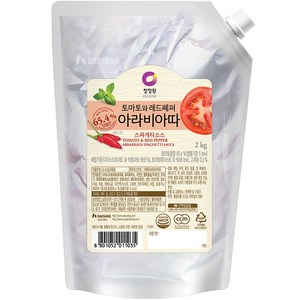 청정원 아라비아따 스파게티소스, 1개, 2kg