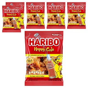 하리보 해피콜라 젤리, 100g, 6개