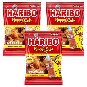 하리보 해피콜라향 젤리, 100g, 3개