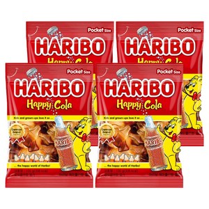 하리보 해피콜라 젤리, 100g, 4개